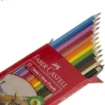 مداد رنگی 12 رنگ فابر کاستل مدل Classic با جعبه مقوایی - Image 3